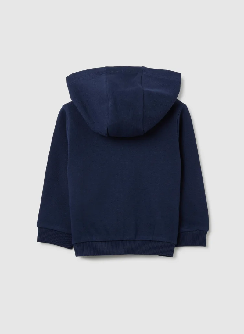او في اس OVS Baby Girl'S Regular Fit Blue Pure Cotton Sweatshirt